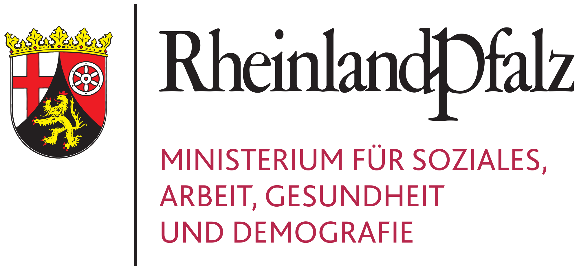 Ministerium für Soziales Arbeit Gesundheit und Demografie Rheinland Pfalz Logo.svg